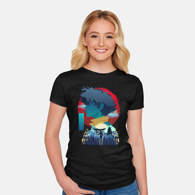 The Bounty Hunter-womens fitted tee-daudau