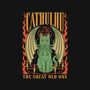 The Great Old One-none removable cover w insert throw pillow-Thiago Correa