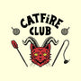 Catfire Club-none stretched canvas-yumie