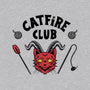 Catfire Club-womens fitted tee-yumie