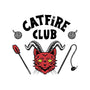 Catfire Club-womens fitted tee-yumie