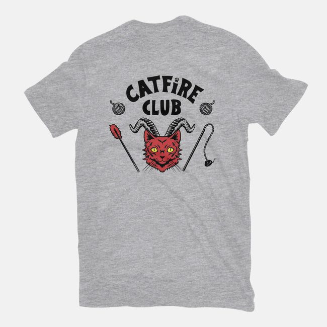 Catfire Club-womens fitted tee-yumie