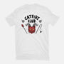 Catfire Club-womens fitted tee-yumie