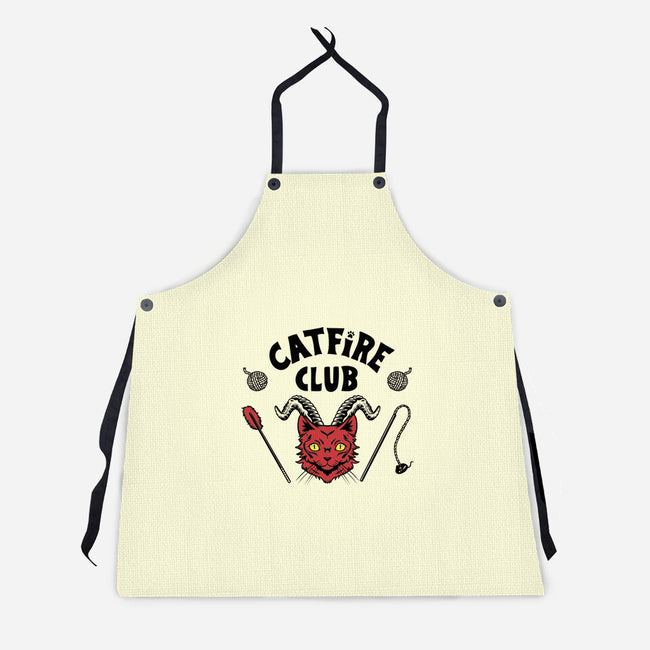 Catfire Club-unisex kitchen apron-yumie