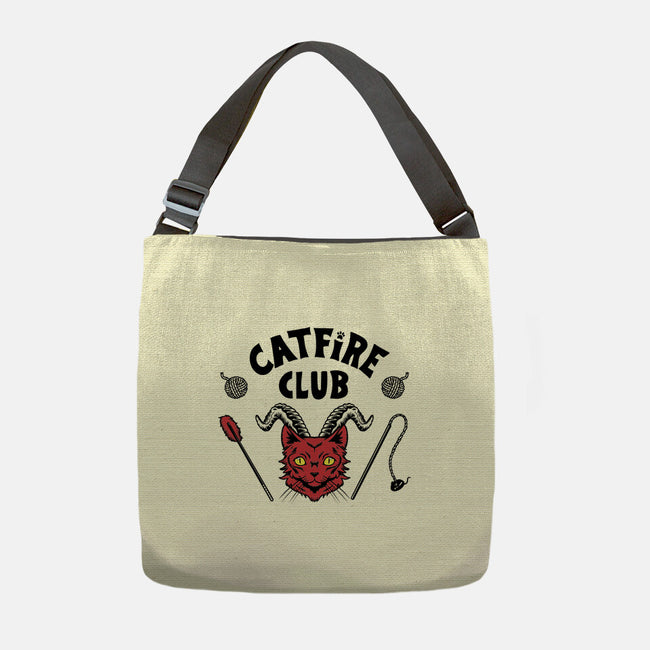 Catfire Club-none adjustable tote bag-yumie