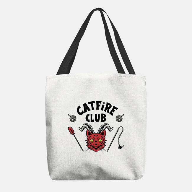 Catfire Club-none basic tote bag-yumie