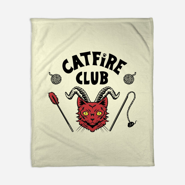 Catfire Club-none fleece blanket-yumie