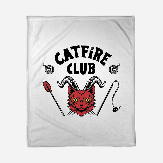 Catfire Club-none fleece blanket-yumie