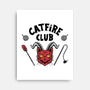 Catfire Club-none stretched canvas-yumie