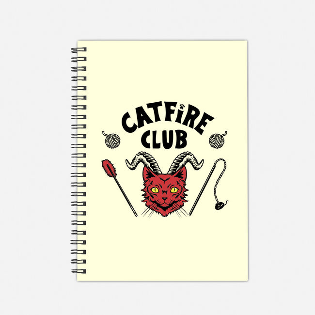 Catfire Club-none dot grid notebook-yumie