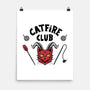 Catfire Club-none matte poster-yumie