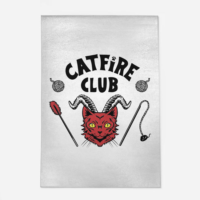 Catfire Club-none outdoor rug-yumie