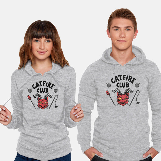 Catfire Club-unisex pullover sweatshirt-yumie