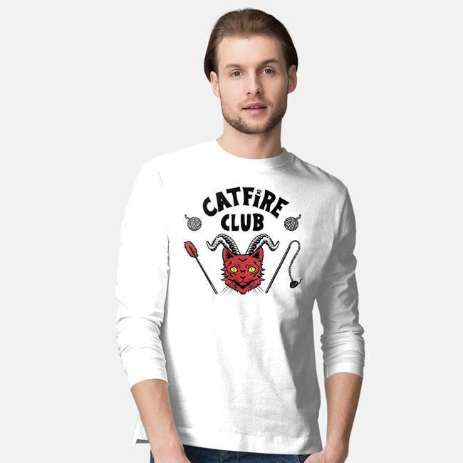 Catfire Club-mens long sleeved tee-yumie