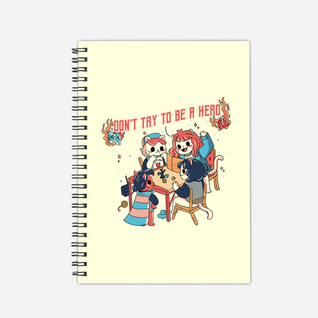 Don't Be A Hero-none dot grid notebook-yumie