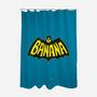 Banana-none polyester shower curtain-retrodivision