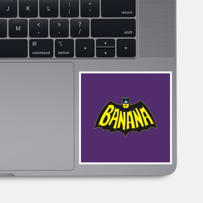 Banana-none glossy sticker-retrodivision