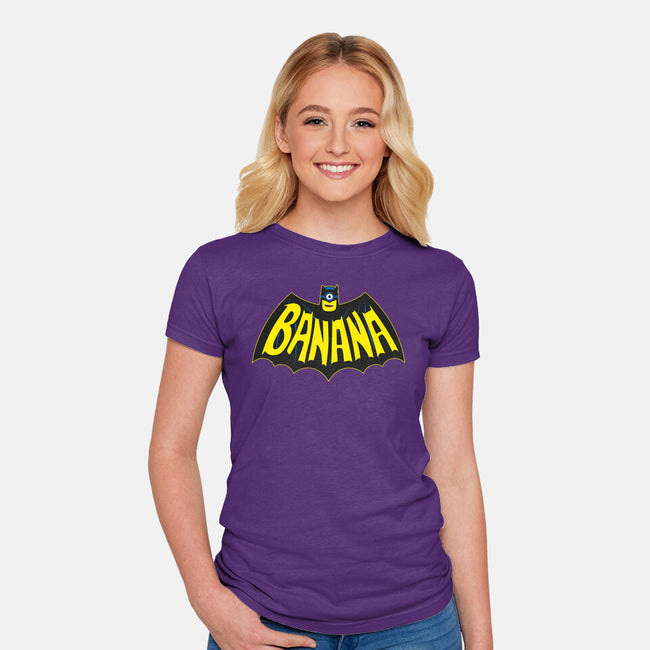 Banana-womens fitted tee-retrodivision