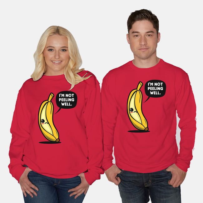 Not Peeling Well-unisex crew neck sweatshirt-Boggs Nicolas