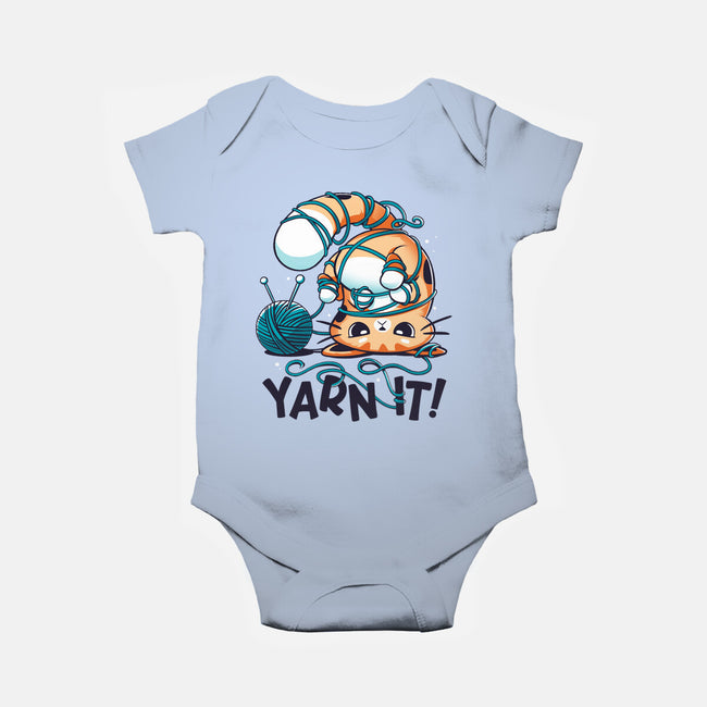 Yarn It-baby basic onesie-Snouleaf