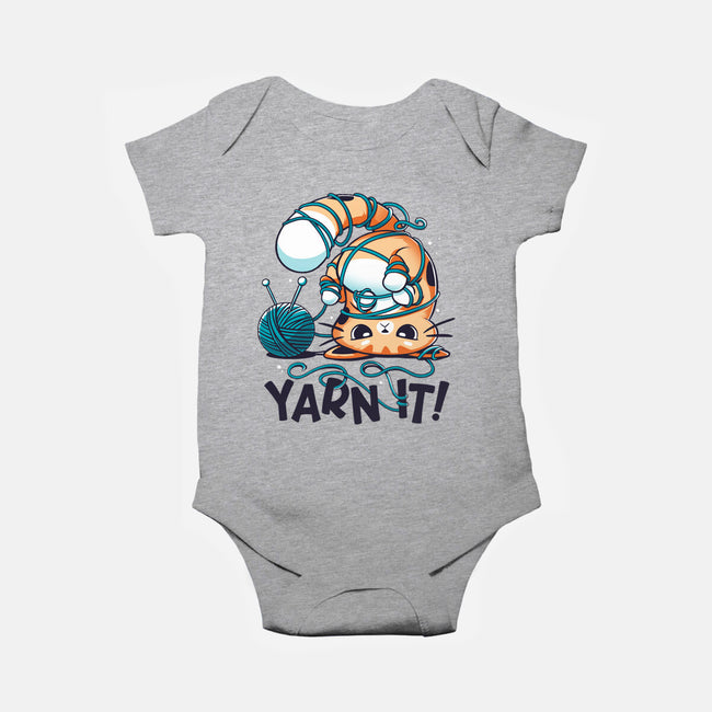 Yarn It-baby basic onesie-Snouleaf