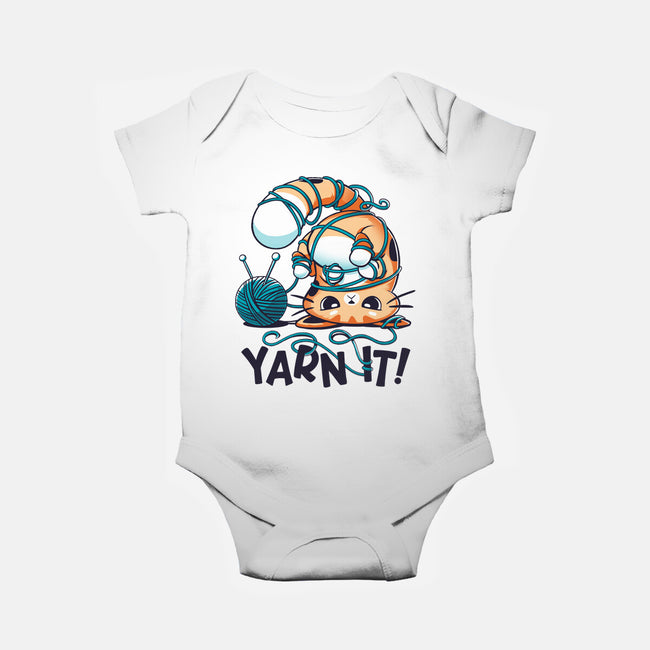 Yarn It-baby basic onesie-Snouleaf