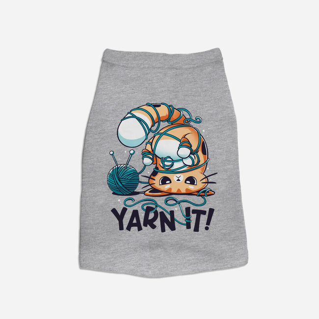 Yarn It-cat basic pet tank-Snouleaf