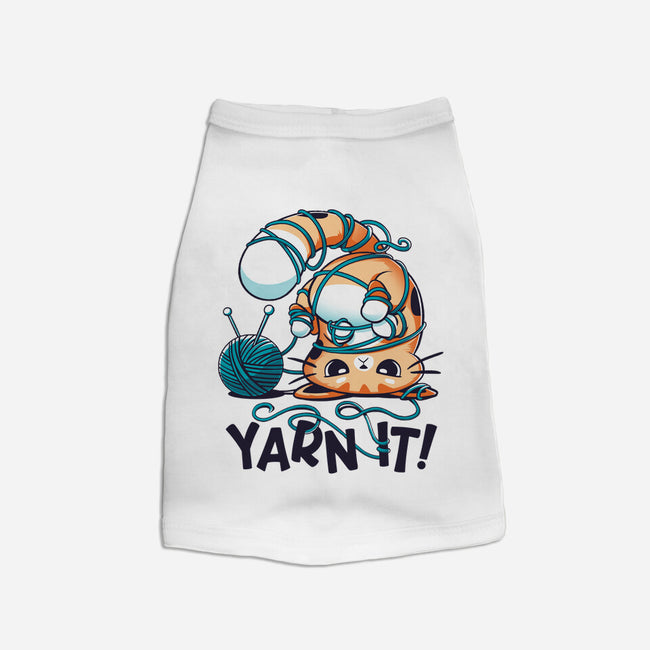 Yarn It-cat basic pet tank-Snouleaf