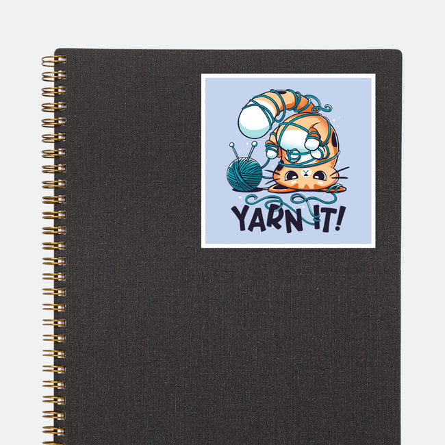 Yarn It-none glossy sticker-Snouleaf