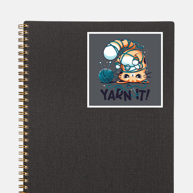 Yarn It-none glossy sticker-Snouleaf