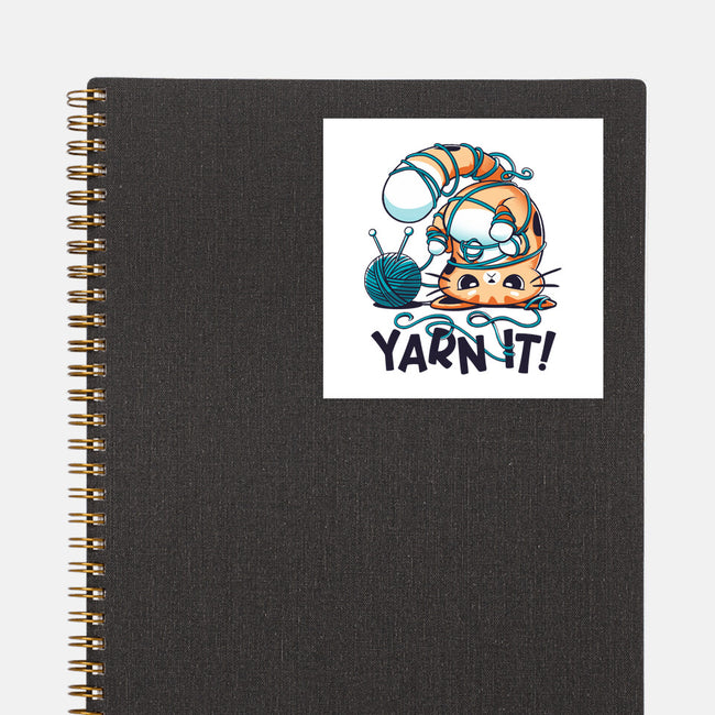 Yarn It-none glossy sticker-Snouleaf