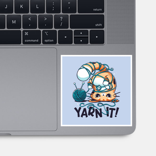 Yarn It-none glossy sticker-Snouleaf