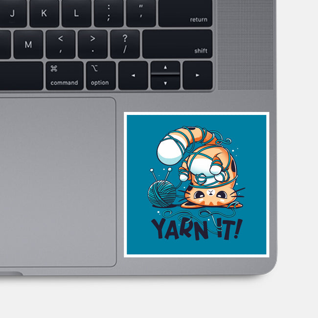 Yarn It-none glossy sticker-Snouleaf