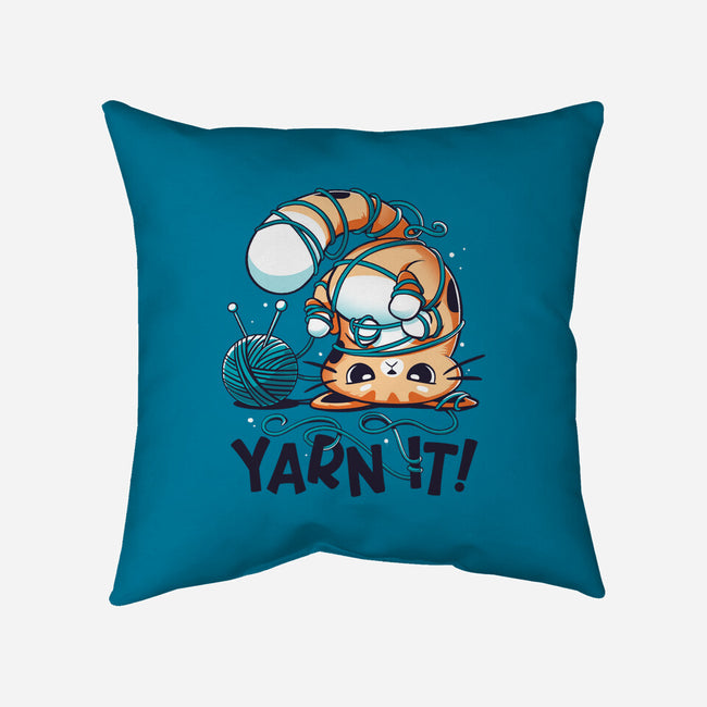 Yarn It-none removable cover w insert throw pillow-Snouleaf