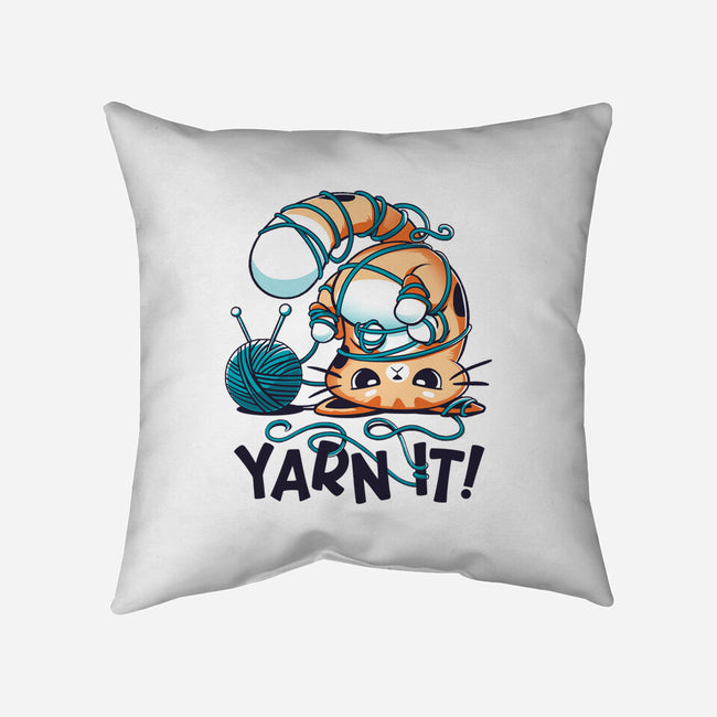 Yarn It-none removable cover w insert throw pillow-Snouleaf