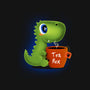 Tea Rex-none glossy sticker-erion_designs