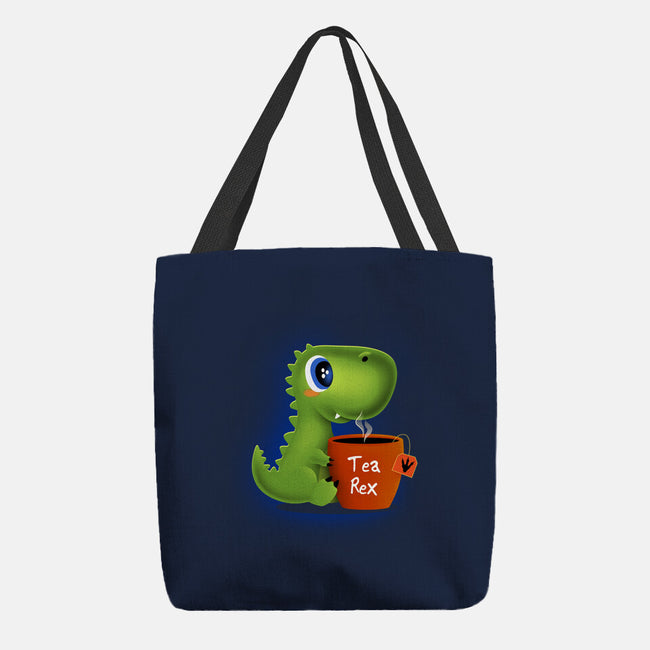 Tea Rex-none basic tote bag-erion_designs