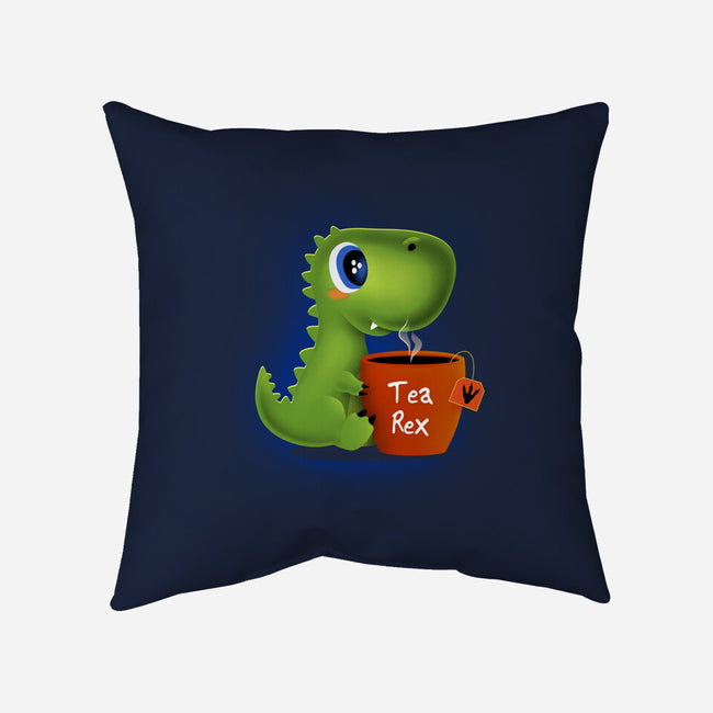 Tea Rex-none removable cover w insert throw pillow-erion_designs