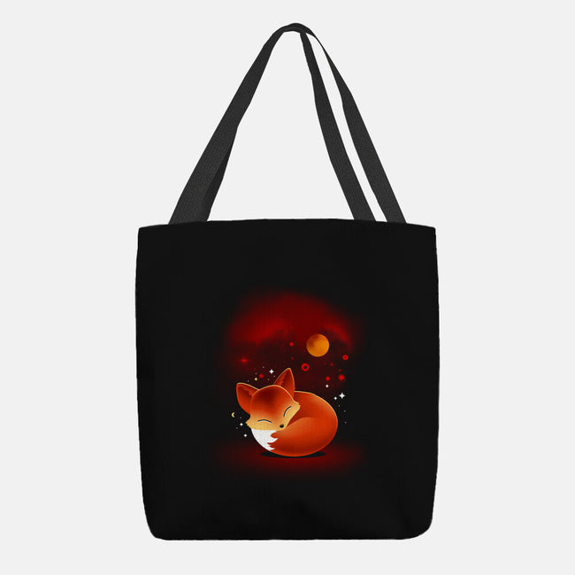 Space Fox-none basic tote bag-erion_designs