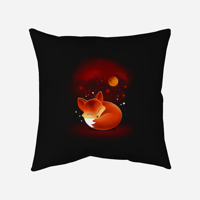 Space Fox-none removable cover w insert throw pillow-erion_designs