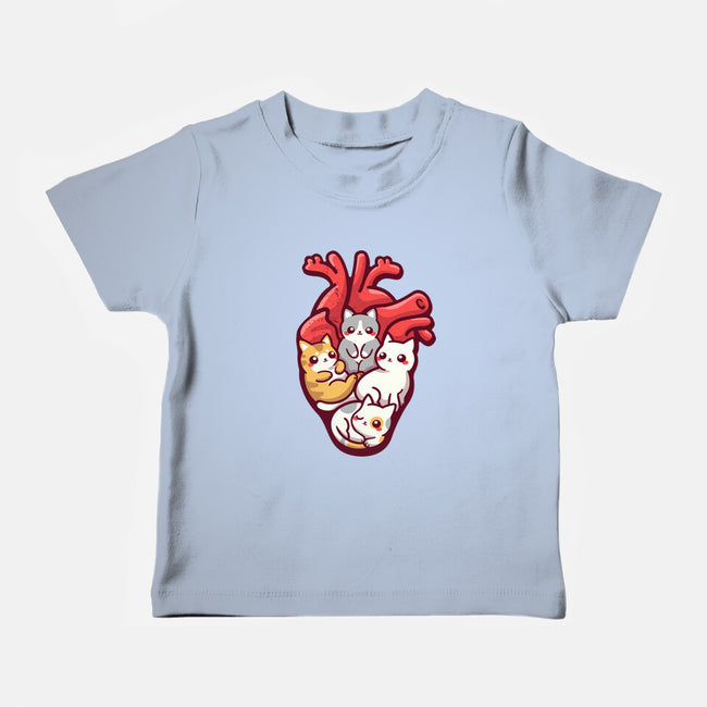 Cat Lover Anatomy-baby basic tee-NemiMakeit