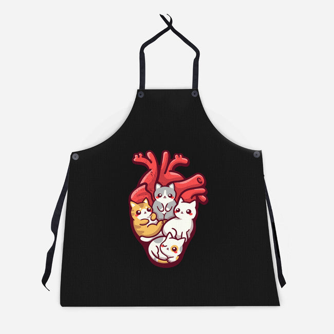 Cat Lover Anatomy-unisex kitchen apron-NemiMakeit