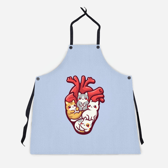 Cat Lover Anatomy-unisex kitchen apron-NemiMakeit