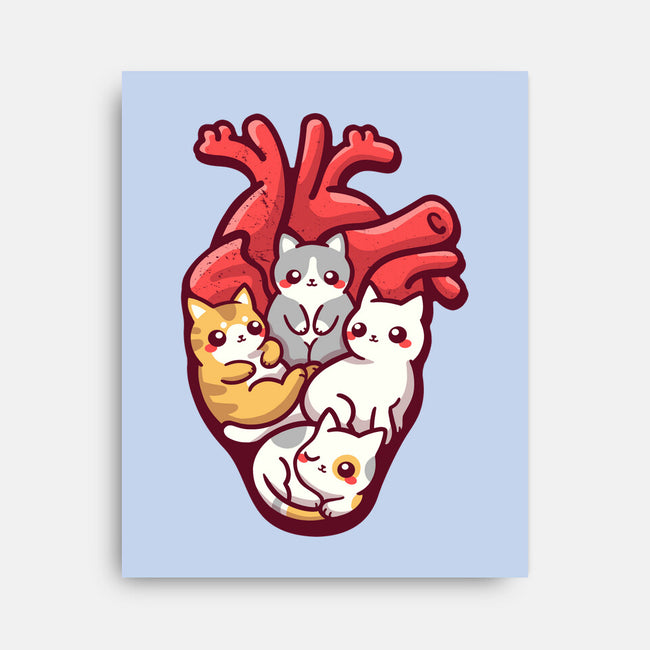 Cat Lover Anatomy-none stretched canvas-NemiMakeit