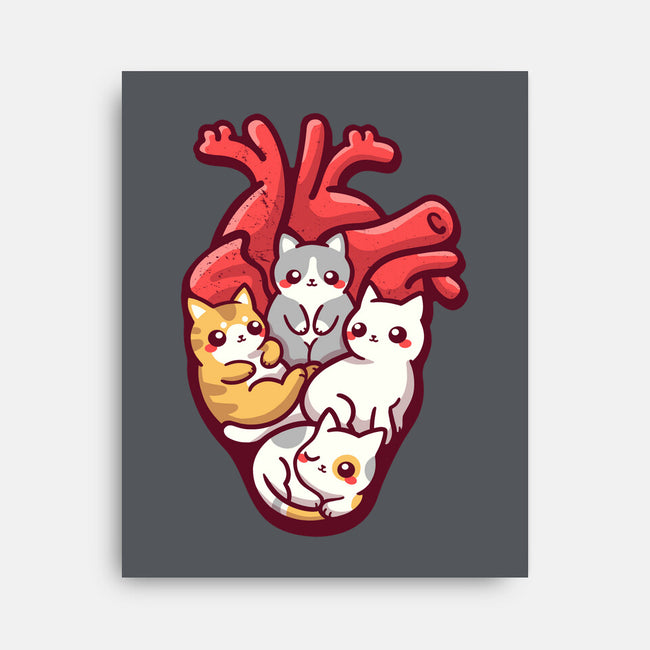 Cat Lover Anatomy-none stretched canvas-NemiMakeit