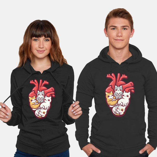 Cat Lover Anatomy-unisex pullover sweatshirt-NemiMakeit