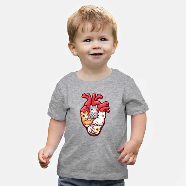 Cat Lover Anatomy-baby basic tee-NemiMakeit