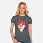 Cat Lover Anatomy-womens fitted tee-NemiMakeit