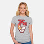 Cat Lover Anatomy-womens fitted tee-NemiMakeit