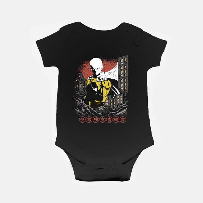 Saitama One Punch-baby basic onesie-ElMattew